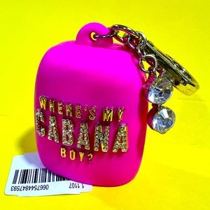 VHTF CABANA BOY Keychain Clip On Bath Body Works Pocketbac Hand Sanitizer Holder
